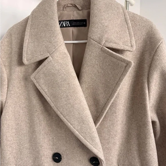 Zara Soft Oversized Coat - Picture 6 of 7